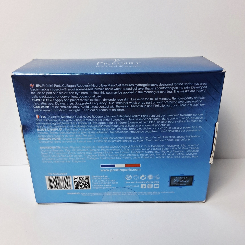 Prédiré Paris Collagen Recovery Hydro Eye Mask Set Of 12 - Picture 5 of 7
